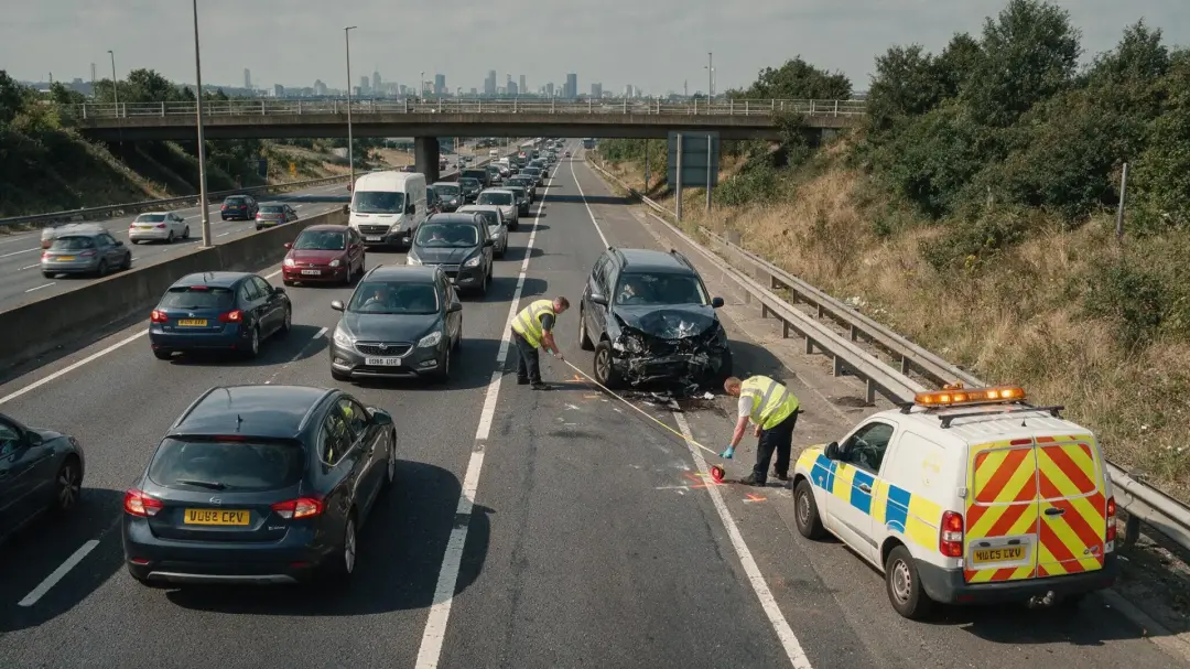 Vehicle evidence following a road traffic accident